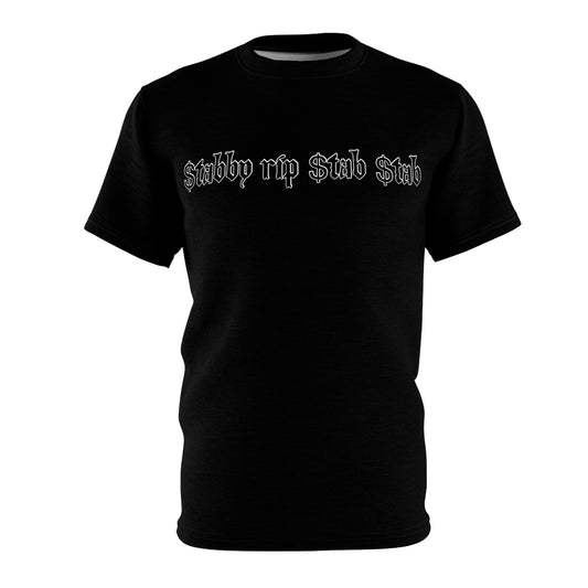 $tabby Rip $tab $tab T-Shirt (Inverted White Logo)
