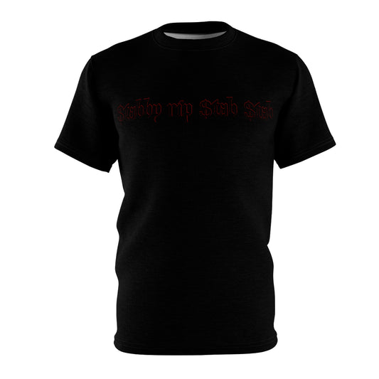 $tabby Rip $tab $tab T-Shirt (Inverted Red Logo)